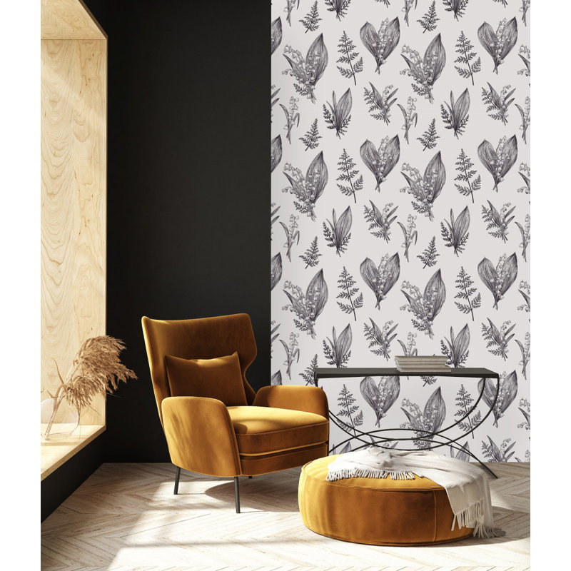 Carreau de papier peint auto-adhésif l 25 po, L 2,09 pi x L 18,75 pi