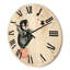 Horloge murale en bois Petit pingouin avec étoiles et planètes II-63902323