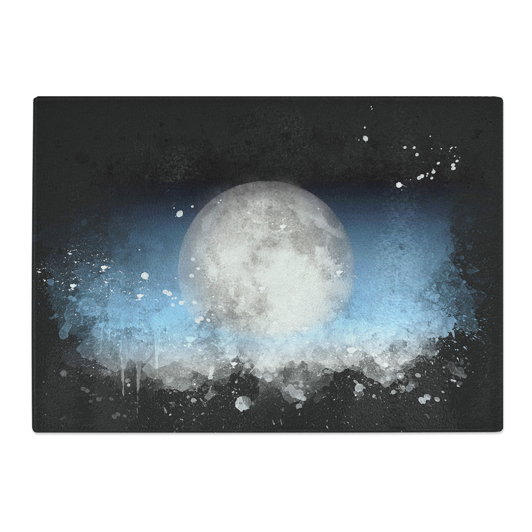Tempered Glass the Moon Above Chopping Board