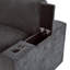 Canapé modulaire rembourré en U avec espace de rangement, ports de charge USB, charge sans fil et haut-parleur Bluetooth intégré dans les bras, canapé modulaire pour le salon-1967635462