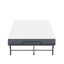 Grand lit pliant large de 75 po x 46 po pour les personnes de grande taille, lit escamotable extra long et large avec mousse à mémoire de forme de 5 po, lit d'invité robuste d'une capacité de 450 lb, lit simple portable spacieux