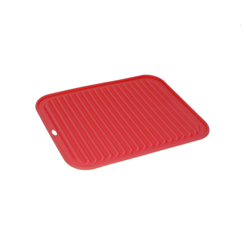 Tapis de cuisson en silicone anti-adhérent aleko, Rouge