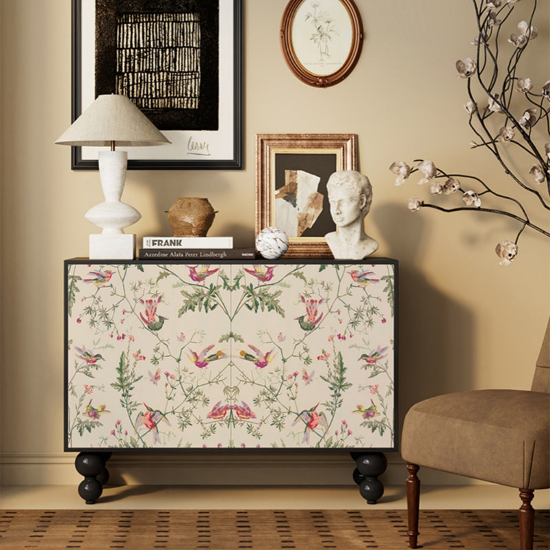 Solid Wood Accent Cabinet