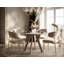 Extendable Round Metal Base Dining Table-1563213557-1563213552