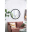 Miroir circulaire avec cadre perlé en métal