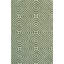Hand Tufted Wool Area Rug in Green