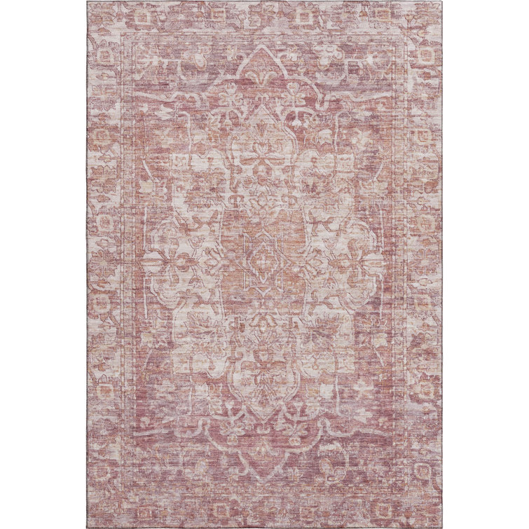 Premium Machine Washable Lubbers AMF1728 Global Rug