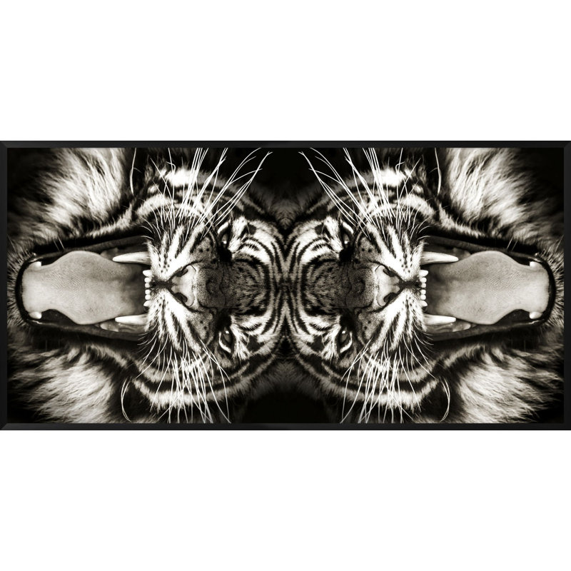 "Panneau de miroir tigre 1"