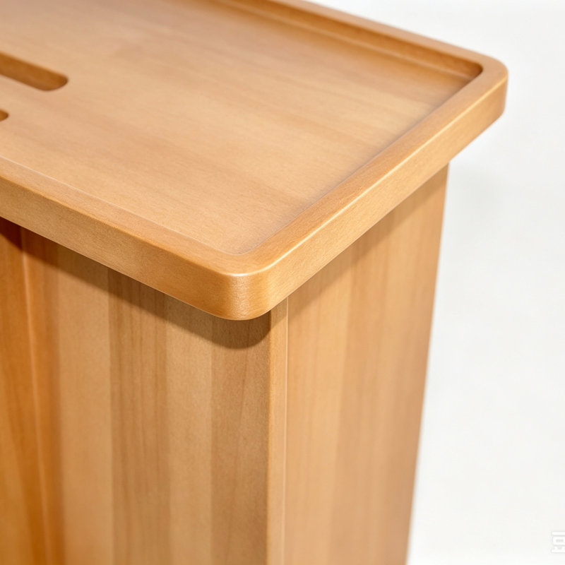 Wood Makeup Organiser