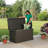 Lifetime 50.3'' W 116 Gallons Water Resistant Metal Lockable Deck Box in Brown