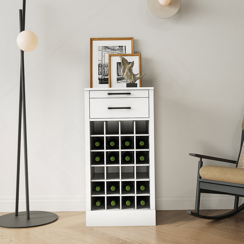 Buffet brun modulaire 24 pièces, Blanc