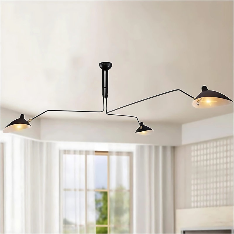 Simio Pendant (3 Heads), Black