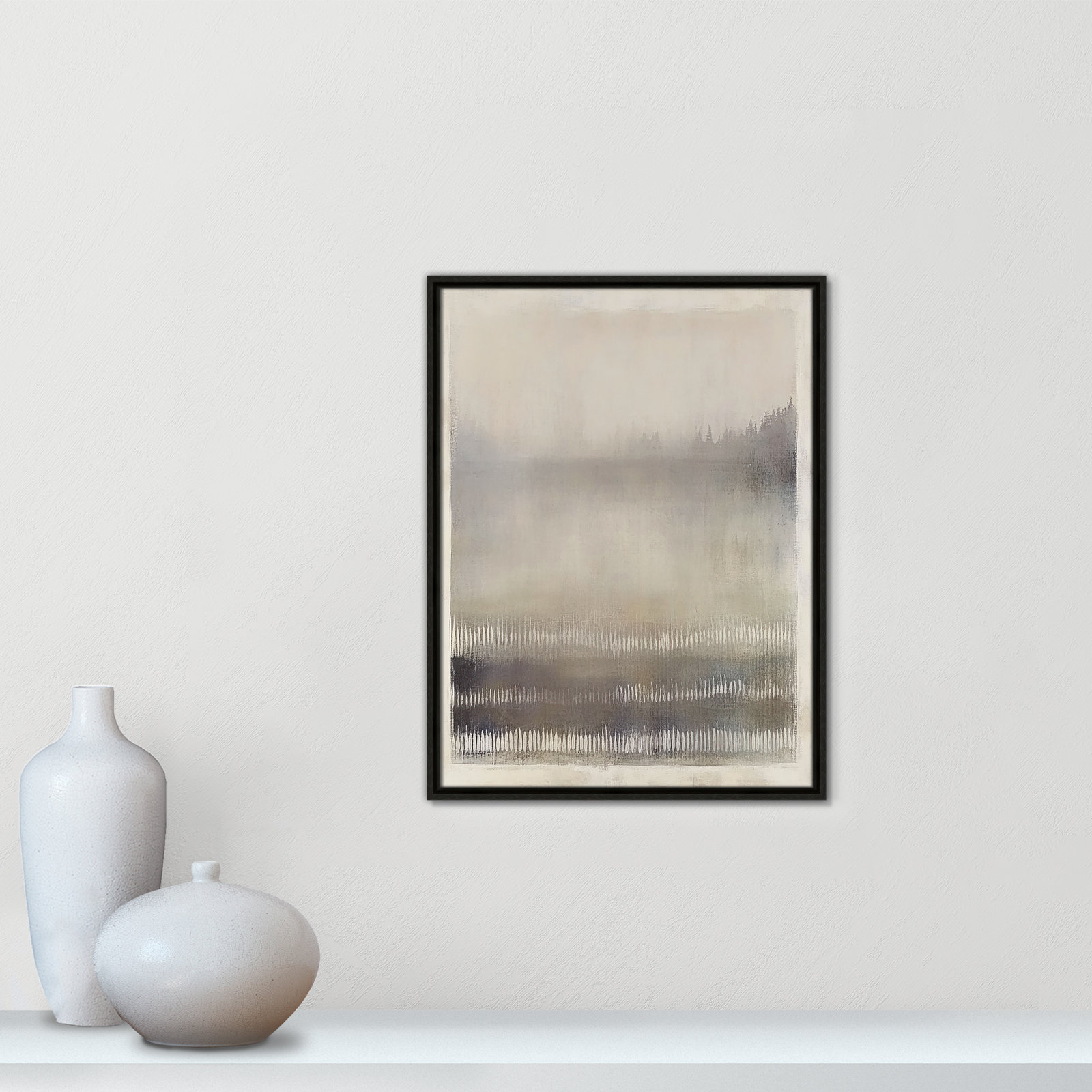 Balanced Silence III Print by Irena Orlov, 25.5" H x 19.5" W, Espresso Floater
