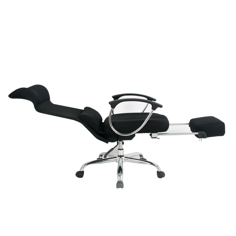 Bettye Mesh Task Chair with Headrest, Black