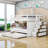 Jarrian Kids Full Over Full Bunk Bed with Trundle with Drawers-964086514