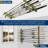 Yellow 8 Rod Wall/Ceiling Rack - 2 Pack-287434753