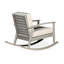 Eucalyptus Rocking Chair With Cozy, Driftwood Tone Patio Elegant Surface For Deck-1855965831