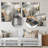 Glam Abstract Wall Decor on Metal-154345015