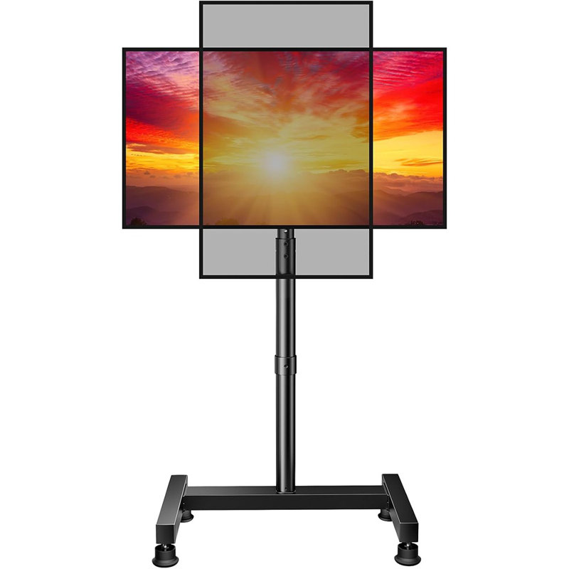 Meuble télé de plancher avec support pour téléviseurs de 26 à 50 po ...
