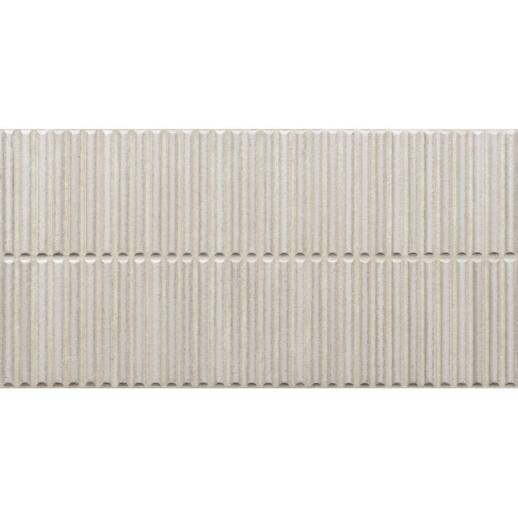 Stripes 12x24 Fluted/Ribbed 3D Porcelain Wall Tile