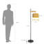 156cm Matte Task Floor Lamp