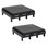  Support pour moniteur, 3 tiroirs de rangement, organisateur de bureau, support, bureau, L 13,5 po x l 13 po x H 4 po, paquet de 2