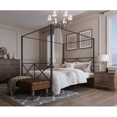Dontavius Queen Canopy Bed by Gracie Oaks