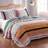 Greenland Home Fashions Thalia Tango 3-Piece Queen Size Quilt Set 90x90 + 20x26 (2)-839186306-918997230