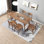 Marlea 6 - Person Solid Wood Top Trestle Base Dining Set