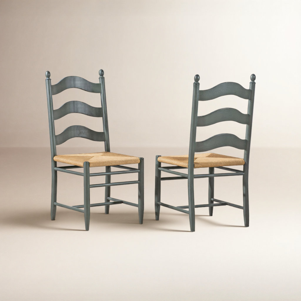 Country Living Oak Dining Chair, Green