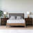 2pcs Brown Solid Wood Nightstand