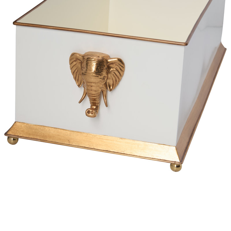 Elephant Head Planter-Cream