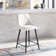 Hallberg Upholstered Counter Stool with Metal Frame