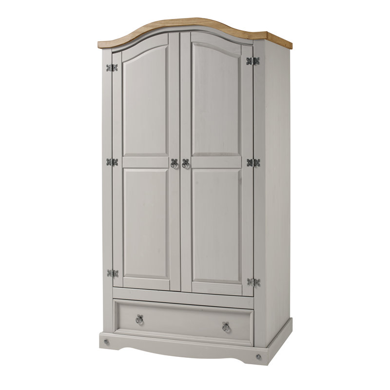 Bridewell 2 Door Wardrobe, Grey