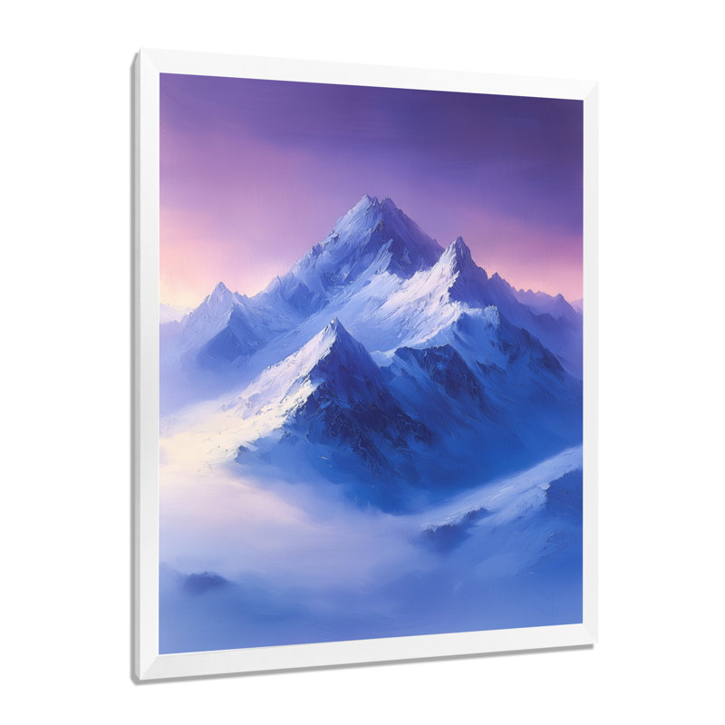 Gocio - paysages, impressions d'art mural, H 20 po x l 12 po, Impression d'un seul cadre photo, Blanc