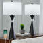 Lampe de table moderne en métal noir 28 "avec port USB Warrnambool-1984381074