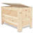 Multi-Purpose Wooden Toy Storage Box with Lid - Large Bed End Storage Bench