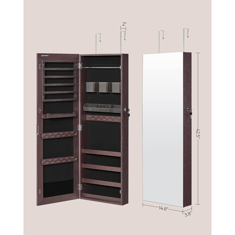 Armoire à bijoux 14,8 po Sharmaine