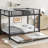 Black Full Over Metal Bunk Bed - Strong Construction, Non Fading Coating, Easy Assembly Metal, Finish, To Assemble-1853115783