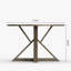 47" Round Solid Wood Dining Table For 4 -  Gracie Oaks and Pedestal Base Farmhouse Style