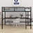 Metal Loft Bed With Power Outlet And LED Lighted-846881124