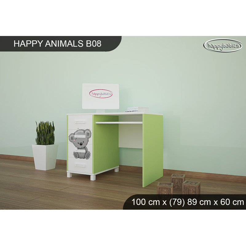 100cm Writing Desk, Green