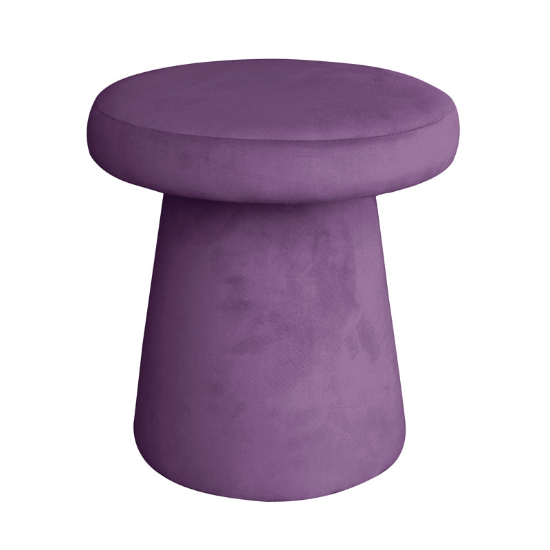 Solid + Manufactured Wood Accent Stool, Violet