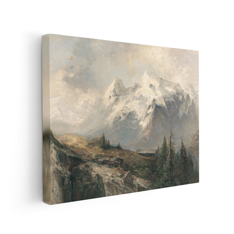 Ortler et konigsspitze, Unframed, Canvas, 16"H x 20"W