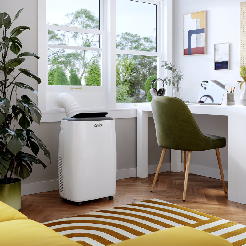 AIRO COMFORT 8000 BTU Portable Air Conditioner for 350 Square Feet with Remote Included