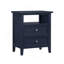 Table de chevet 2 tiroirs Weston Midnight Blue-1422564325