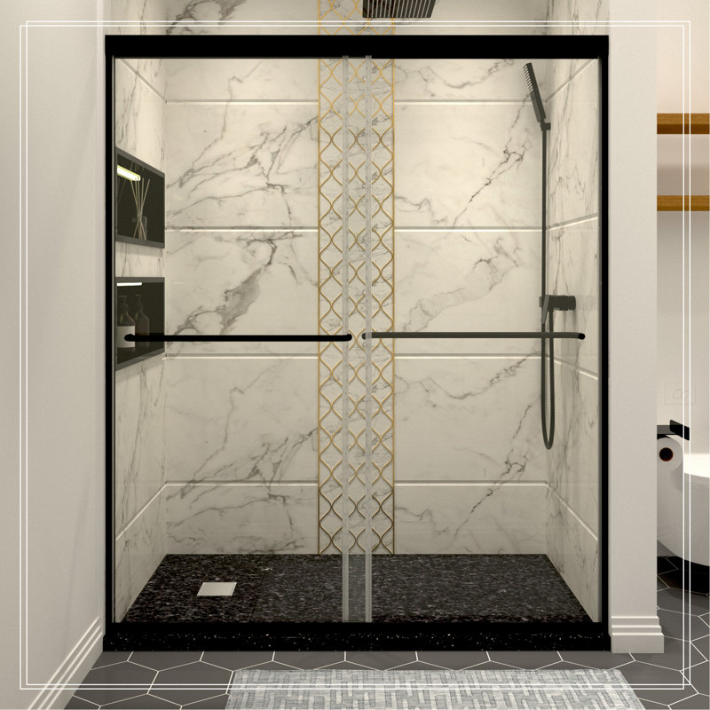SHOWER DOORS DOUBLE SLIDING DOOR