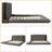 Platform Bed with Upholstered Headboard-718639309