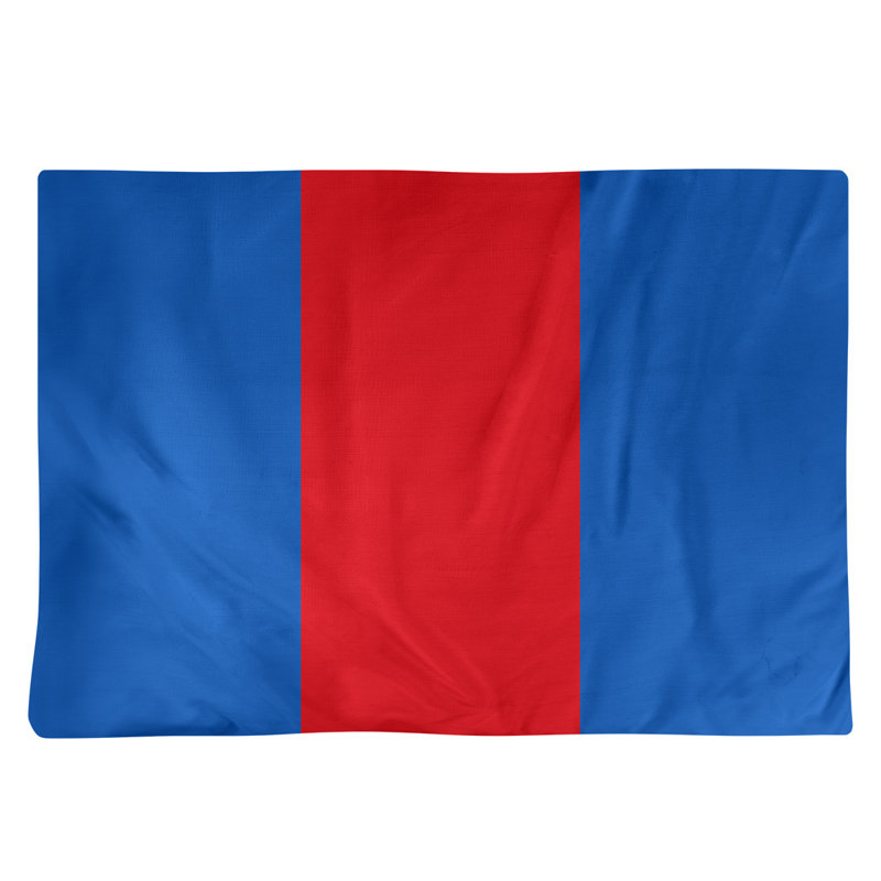 Récapitulatif de 18 po Kansas, Bleu / Rouge, Polyester sergé