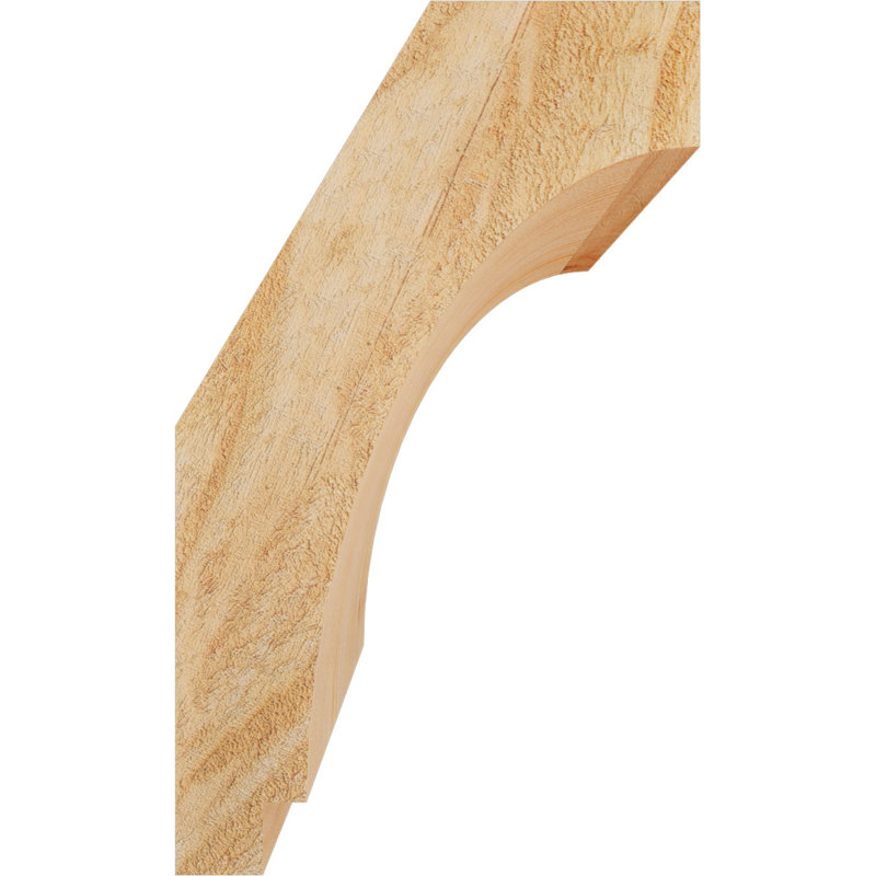 Attelle impériale du genou, Sapin de Douglas, Brute, H 10 po x l 6 po x P 6 po